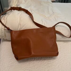 J. Crew leather crossbody - tan